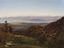 Mont-Blanc Seen from Saint-Cergues, 1869-Francois Louis Francais-Giclee Print