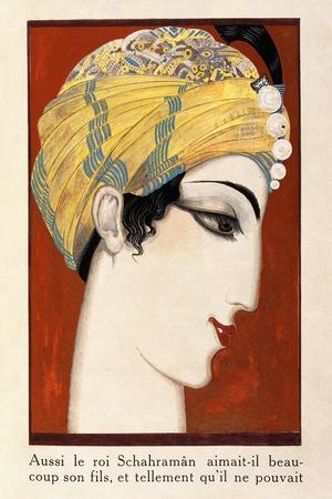 Front Cover, from 'History of the Princess Boudour- Tales of a Thousand and One Nights', 1926
