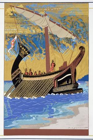 The Ship of Odysseus, from 'Homer: The Odessy', Published Paris 1930-33