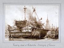 Boulogne Harbour-Francois Louis Thomas Francia-Giclee Print