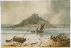 Boats on a Stormy Sea (W/C over Graphite on Wove Paper)-Francois Louis Thomas Francia-Giclee Print