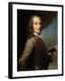 Francois-Marie Arouet de Voltaire called Voltaire (1694-1778)-Maurice Quentin de la Tour-Framed Giclee Print