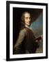 Francois-Marie Arouet de Voltaire called Voltaire (1694-1778)-Maurice Quentin de la Tour-Framed Giclee Print