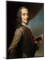 Francois-Marie Arouet de Voltaire called Voltaire (1694-1778)-Maurice Quentin de la Tour-Mounted Giclee Print