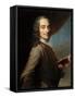 Francois-Marie Arouet de Voltaire called Voltaire (1694-1778)-Maurice Quentin de la Tour-Framed Stretched Canvas