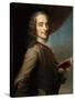 Francois-Marie Arouet de Voltaire called Voltaire (1694-1778)-Maurice Quentin de la Tour-Stretched Canvas