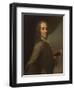 François Marie Arouet de Voltaire, dit Voltaire (1694-1778) - tenant un exemplaire de "La Henriade"-Tour Maurice Quentin de La-Framed Giclee Print