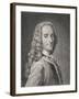 Francois Marie Arouet De Voltaire-Maurice Quentin de La Tour-Framed Giclee Print