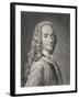 Francois Marie Arouet De Voltaire-Maurice Quentin de La Tour-Framed Giclee Print