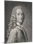 Francois Marie Arouet De Voltaire-Maurice Quentin de La Tour-Mounted Giclee Print