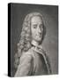 Francois Marie Arouet De Voltaire-Maurice Quentin de La Tour-Stretched Canvas