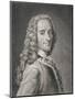 Francois Marie Arouet De Voltaire-Maurice Quentin de La Tour-Mounted Giclee Print