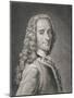 Francois Marie Arouet De Voltaire-Maurice Quentin de La Tour-Mounted Giclee Print