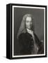 Francois-Marie Arouet the French Writer and Philosopher-J. Mollison-Framed Stretched Canvas