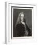 Francois-Marie Arouet the French Writer and Philosopher-J. Mollison-Framed Art Print
