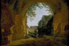 A View of a Garden, Seen from Within a Roman Vault, 1802 - 1824-Francois-Marius Granet-Giclee Print