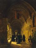 Abelard in Cloister, 1820-1830-Francois-Marius Granet-Giclee Print