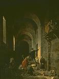 Scene in an Interior, 19th Century-Francois-Marius Granet-Giclee Print