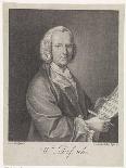 Portrait of the Composer Willem De Fesch (1687-176), 1751-François Morellon de La Cave-Giclee Print