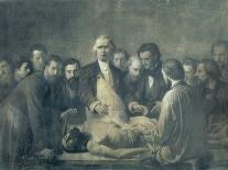 The Anatomy Lesson of Doctor Velpeau (1795-1867)-Francois Nicolas Augustin Feyen-Perrin-Framed Giclee Print