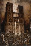 Les Truands assiégeant Notre-Dame de Paris-François-Nicolas Chifflart-Framed Giclee Print