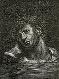 Mort De Giliath - Illustration from Les Travailleurs De La Mer, 19th Century-Francois Nicolas Chifflart-Framed Giclee Print