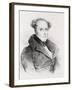 Francois-Rene, Vicomte De Chateaubriand, Engraved by Lemercier-Achille Deveria-Framed Giclee Print