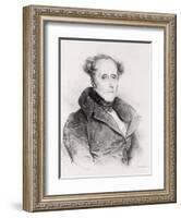 Francois-Rene, Vicomte De Chateaubriand, Engraved by Lemercier-Achille Deveria-Framed Giclee Print