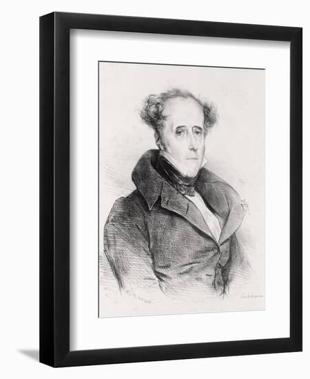 Francois-Rene, Vicomte De Chateaubriand, Engraved by Lemercier-Achille Deveria-Framed Giclee Print