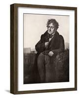 Francois-Rene, Vicomte De Chateaubriand, French Writer and Diplomat, Early 19th Century-Anne-Louis Girodet de Roussy-Trioson-Framed Giclee Print