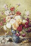Still Life of Peonies and Roses-Francois Rivoire-Mounted Giclee Print