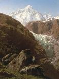 The Gorner Glacier and Zermatt Valley, Switzerland-Francois Roffiaen-Giclee Print