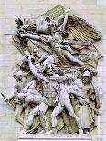 La Marseillaise, Detail from the Eastern Face of the Arc de Triomphe, 1832-35-Francois Rude-Framed Stretched Canvas