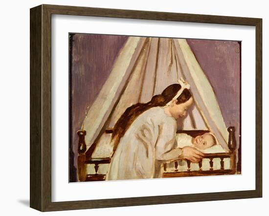 Francois's Cradle, 1916-Maurice Denis-Framed Giclee Print