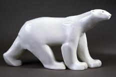 Porcelain Polar Bear, 1922-Francois Stiemart and Pierre Gobert-Framed Giclee Print