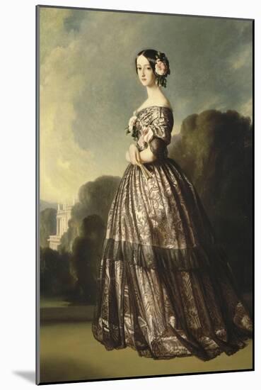 Françoise-Caroline-Jeanne-Raphaëlle de Bourbon-Bragance, princesse du Brésil, princesse de-Franz Xaver Winterhalter-Mounted Giclee Print