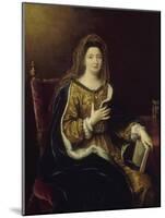 Françoise d'Aubigné, marquise de Maintenon, représentée en Sainte Françoise Romaine vers 1694-Pierre Mignard-Mounted Giclee Print