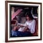 Françoise Hardy and Her Son, Thomas-Marcel Begoin-Framed Photographic Print