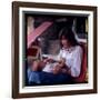 Françoise Hardy and Her Son, Thomas-Marcel Begoin-Framed Photographic Print