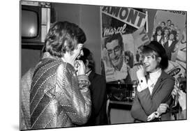 Françoise Hardy and the Rolling Stones's Singer, Mick Jagger-Bouchara-Mounted Photographic Print
