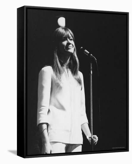 Francoise Hardy-null-Framed Stretched Canvas