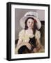 Francoise Holding a Little Black Dog, circa 1908-Mary Cassatt-Framed Giclee Print