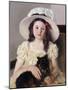 Francoise Holding a Little Black Dog, circa 1908-Mary Cassatt-Mounted Giclee Print