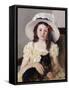 Francoise Holding a Little Black Dog, circa 1908-Mary Cassatt-Framed Stretched Canvas