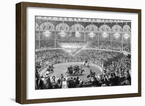 Franconi's Circus, Lami-Eugene Lami-Framed Art Print