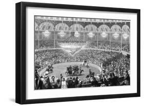 Franconi's Circus, Lami-Eugene Lami-Framed Art Print