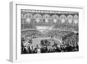 Franconi's Circus, Lami-Eugene Lami-Framed Art Print