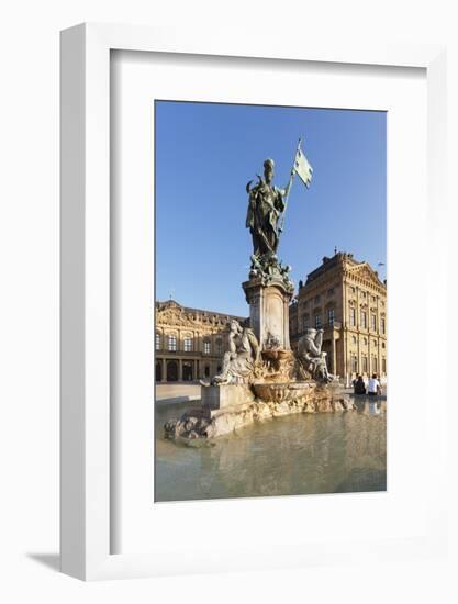 Franconia Fountain at the Residenz-Markus Lange-Framed Photographic Print