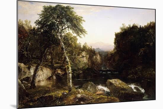 Franconia Mountains, 1854-John Frederick Kensett-Mounted Giclee Print