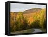 Franconia Notch Bike Path in New Hampshire's White Mountains, USA-Jerry & Marcy Monkman-Framed Stretched Canvas